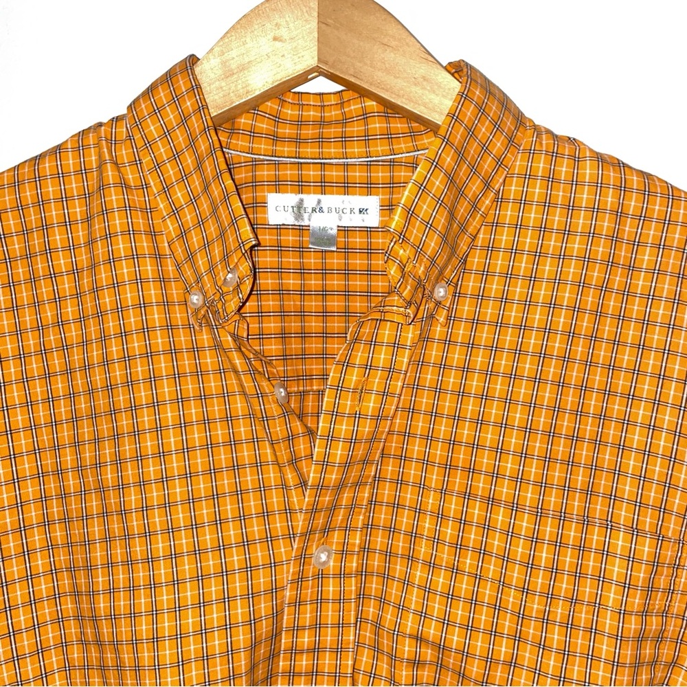 Cutter & Buck Button Down Shirt Cotton Large Vtg